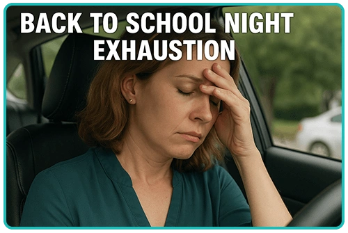 When ?Back to School Night? ends and you realize tomorrow?s a full teaching day too.