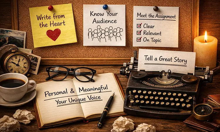 Personal and meaningful writing that reflects a student?s unique narrative voice