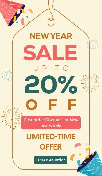 new year sale banner